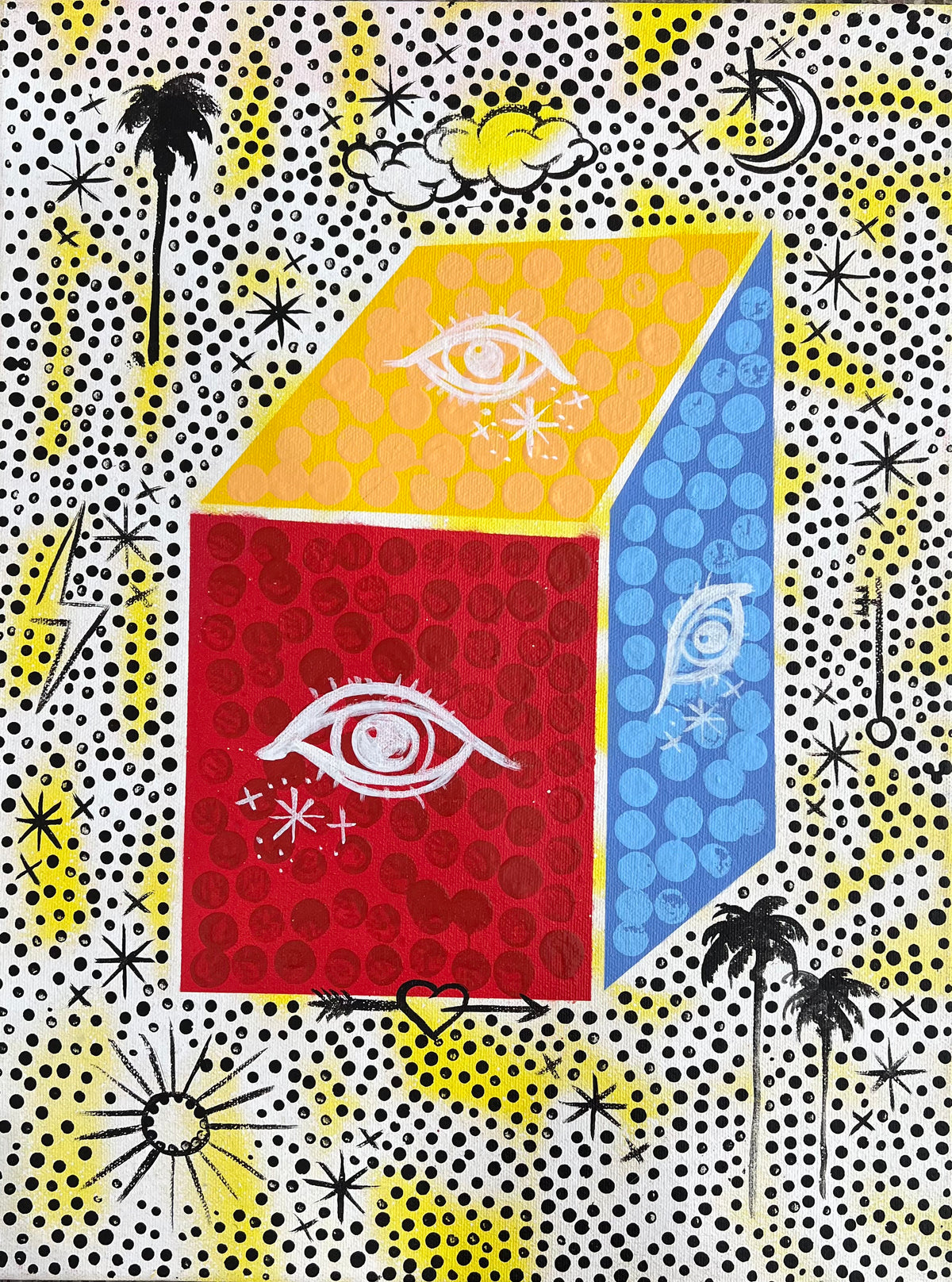 3 Eye Die Yellow