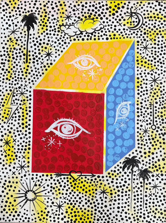 3 Eye Die Yellow