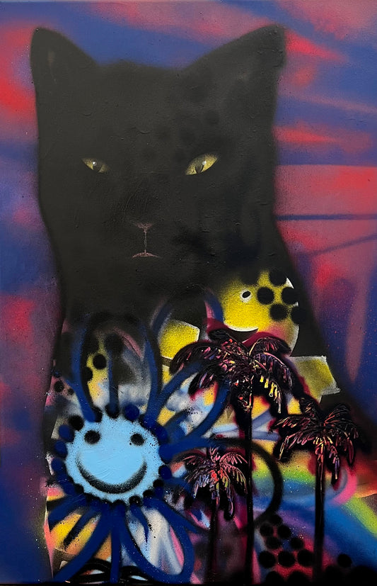 Blue Flower Rainbow Bright