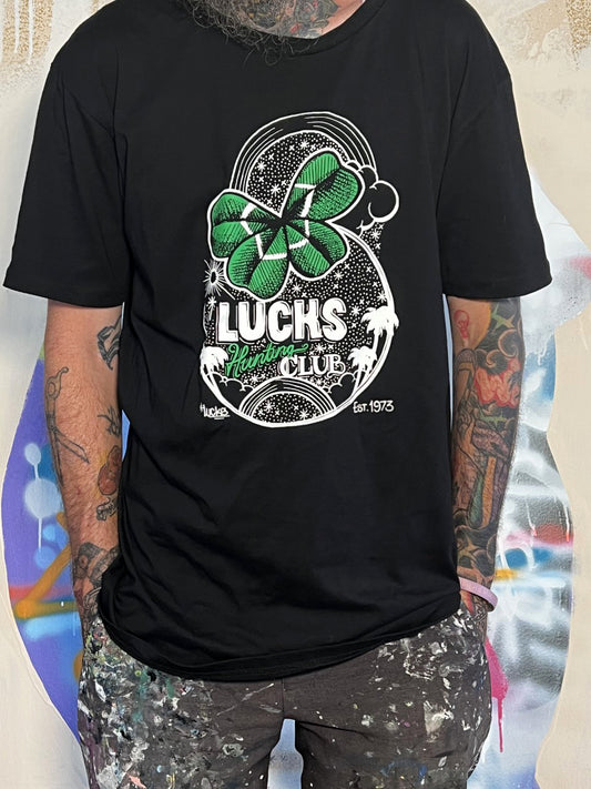 Lucks Hunting Club T-shirts BLACK